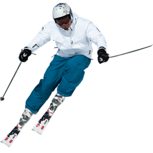 Skiing PNG