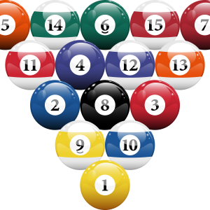 Billiard balls PNG