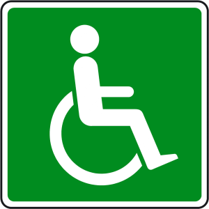 Disabled handicap symbol PNG