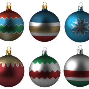 Christmas balls baubles