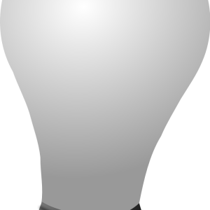 white light bulb PNG image