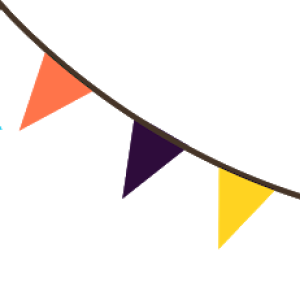 Party flags PNG