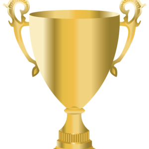 Award trophy cup