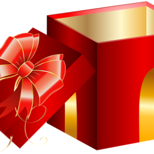 open gift box PNG