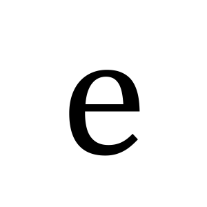 Letter E PNG