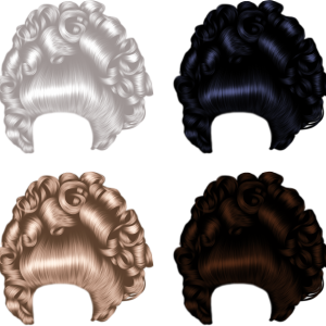 Hair wig PNG