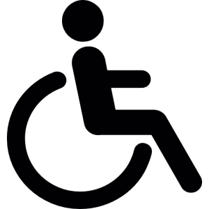 Disabled handicap symbol PNG
