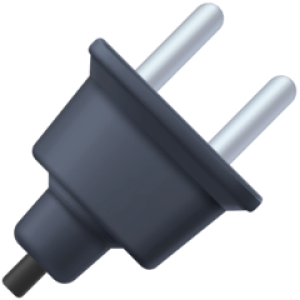 Power electric plug PNG