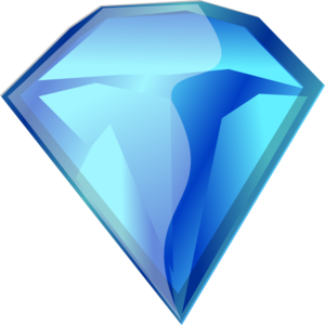 Sapphire gem PNG