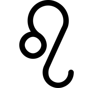 Leo zodiac PNG