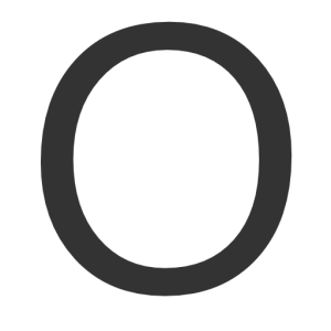 Letter O PNG