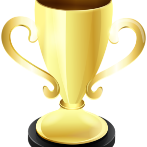 Award trophy cup