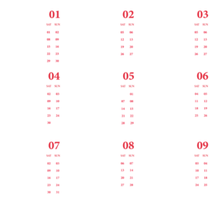 Calendar 2022 year PNG
