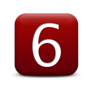 Number 6 PNG