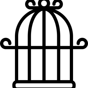 Cage bird PNG