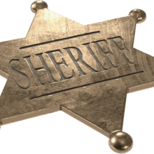 Sheriff badge PNG