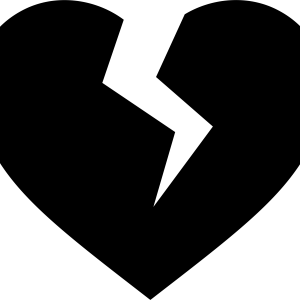 Broken heart PNG