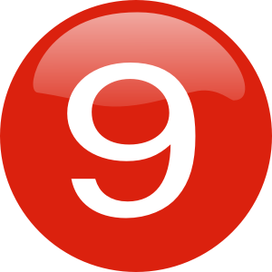 Number 9 PNG
