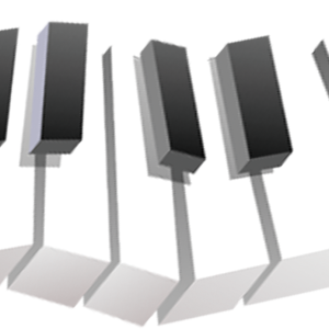 Piano keys image PNG