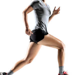 Running woman PNG image