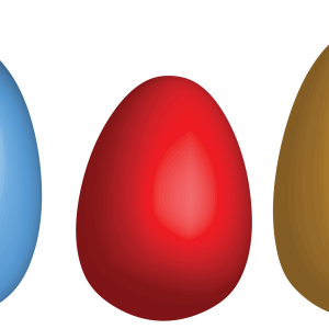 Colored eggs PNG image