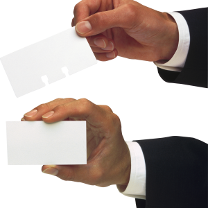 card in hand PNG