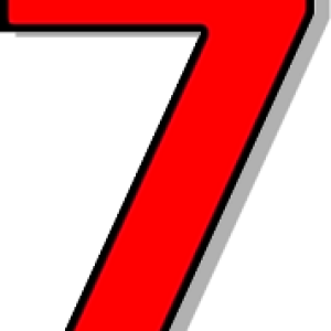 number 7 PNG