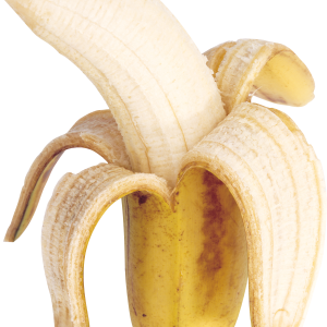 Peeled banana PNG