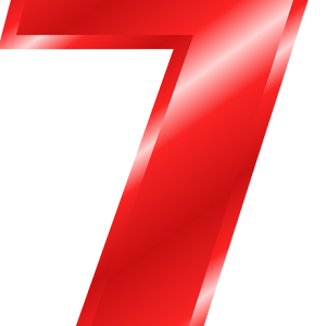 number 7 PNG
