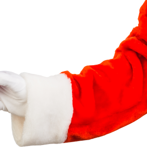 Christmas gift in hand box PNG
