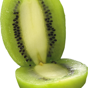 Green cutted kiwi PNG image