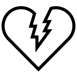 Broken heart PNG