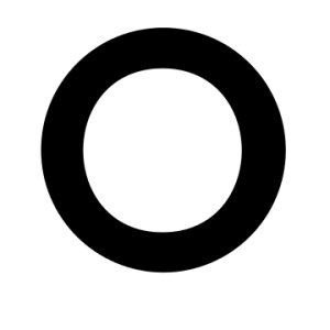 black number 0 PNG image