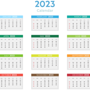 Calendar 2023 PNG