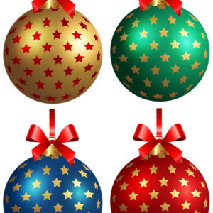 Christmas balls baubles