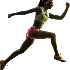 Running girl PNG image