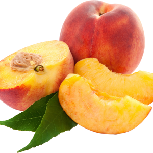 sliced peaches PNG image