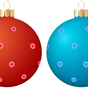 Christmas balls baubles