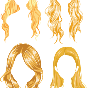 Hair wig PNG