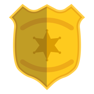 Police badge PNG