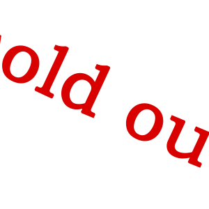 Sold out PNG