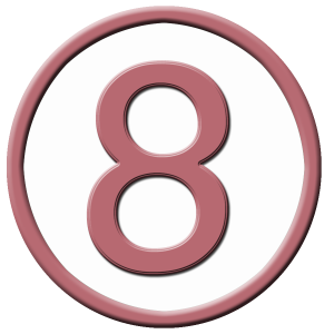 number 8 PNG
