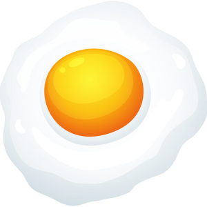 Fried egg PNG