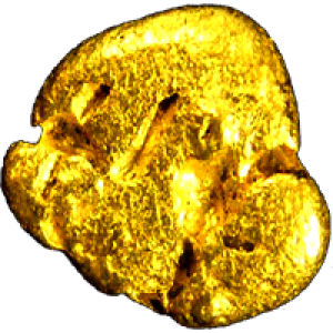 Gold nugget PNG image