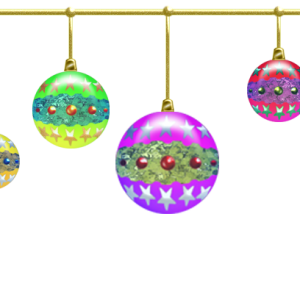 Christmas balls baubles