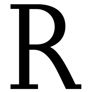 Letter R PNG