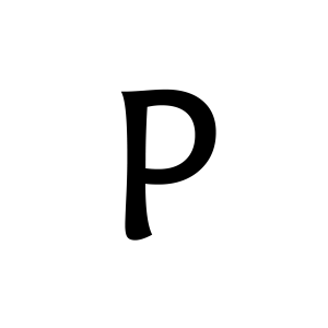 Letter P PNG