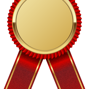 Gold medal PNG