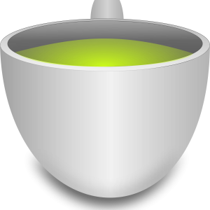 green tea cup PNG image