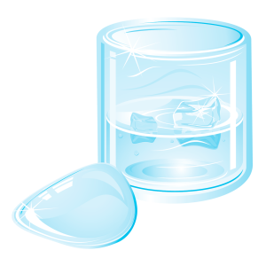 Water glass PNG